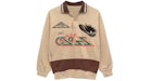 Travis Scott Cactus Jack Cross Rugby Pullover Hellbraun/Braun