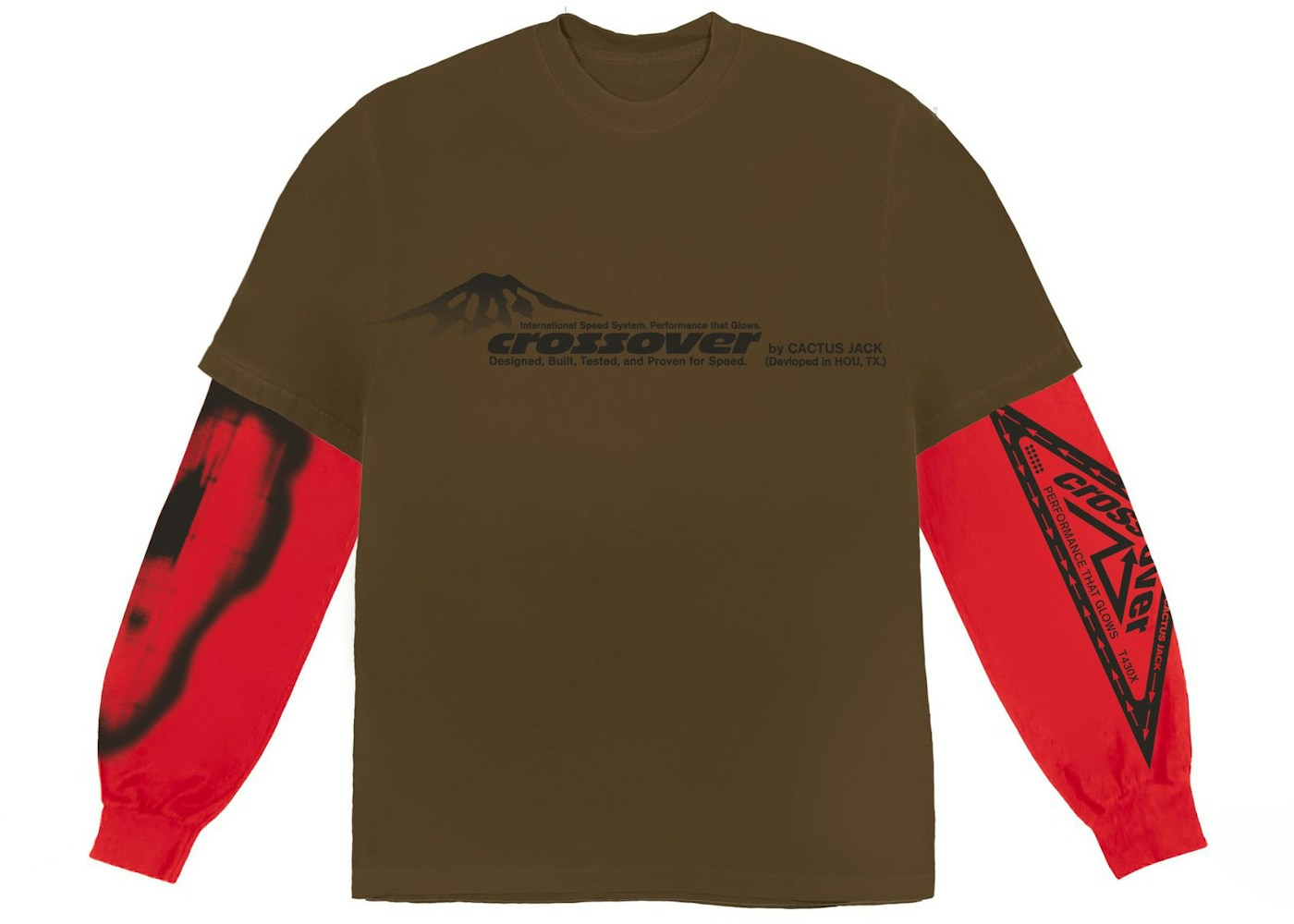 Travis Scott Cactus Jack Crossover Longsleeve Tee Brown - SS21