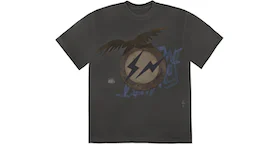 T-Shirt Travis Scott Cactus Jack For Fragment Create verwaschen schwarz