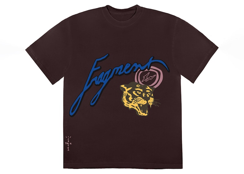 Travis Scott Cactus Jack For Fragment Icons Tee Brown