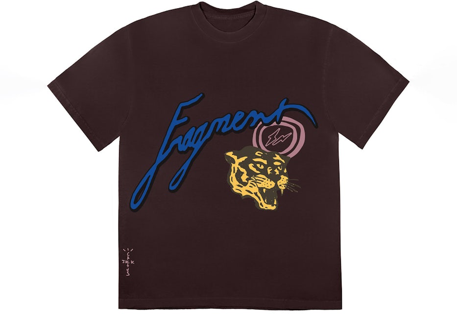 Travis Scott x Fragment Tiger Cactus Jack Crew Neck T-shirt