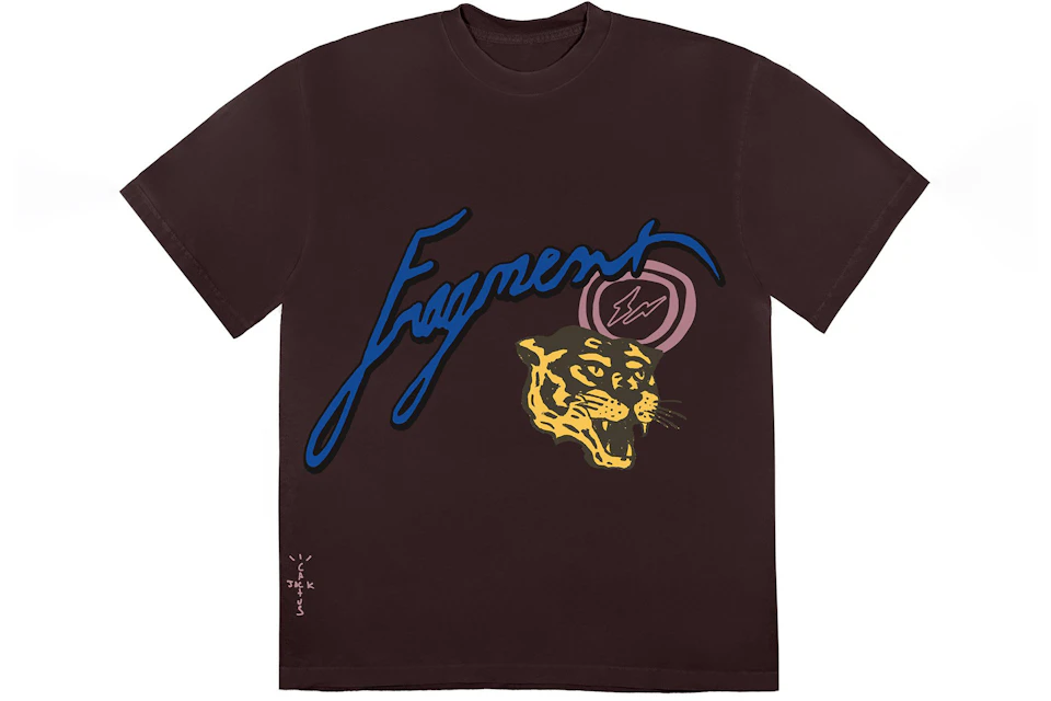Travis Scott Cactus Jack For Fragment Icons Tee Brown