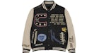 Travis Scott Cactus Jack For Fragment Manifest Letterman Jacke Braun/Creme