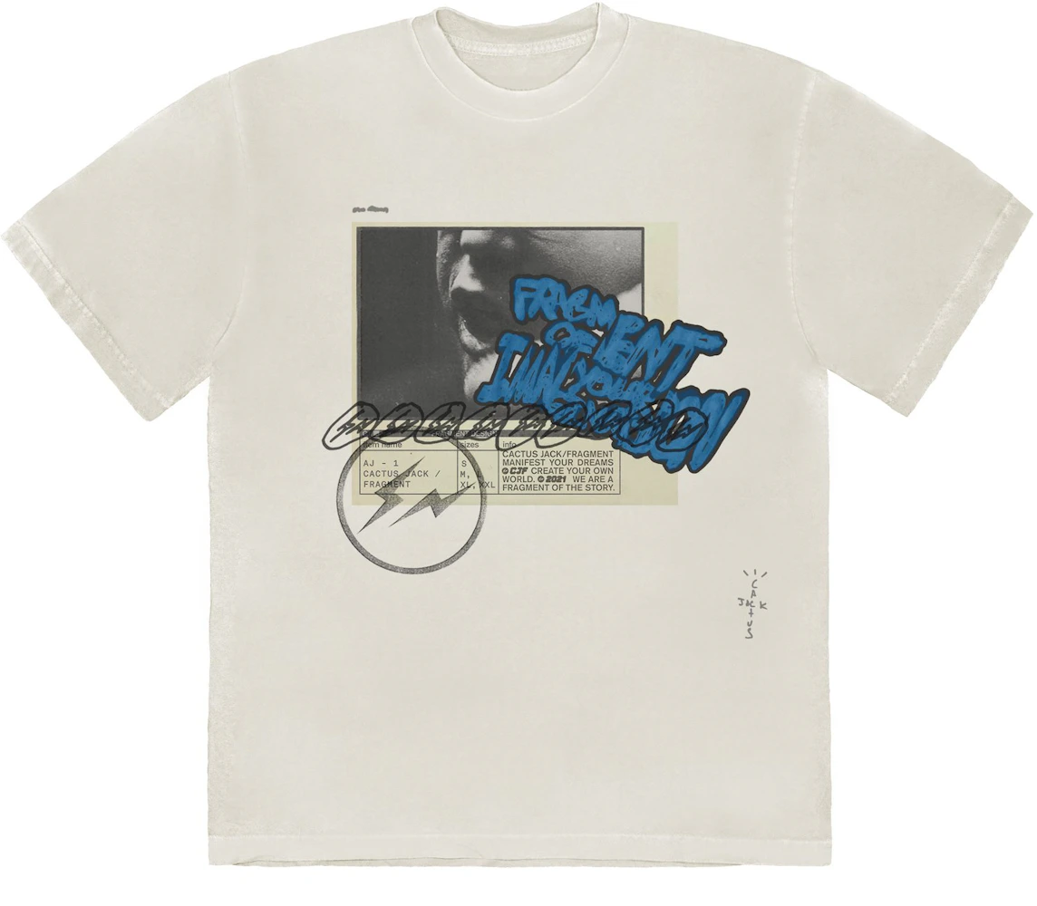 Travis Scott x Jordan x Fragment T-shirt White Men's - SS21 - US