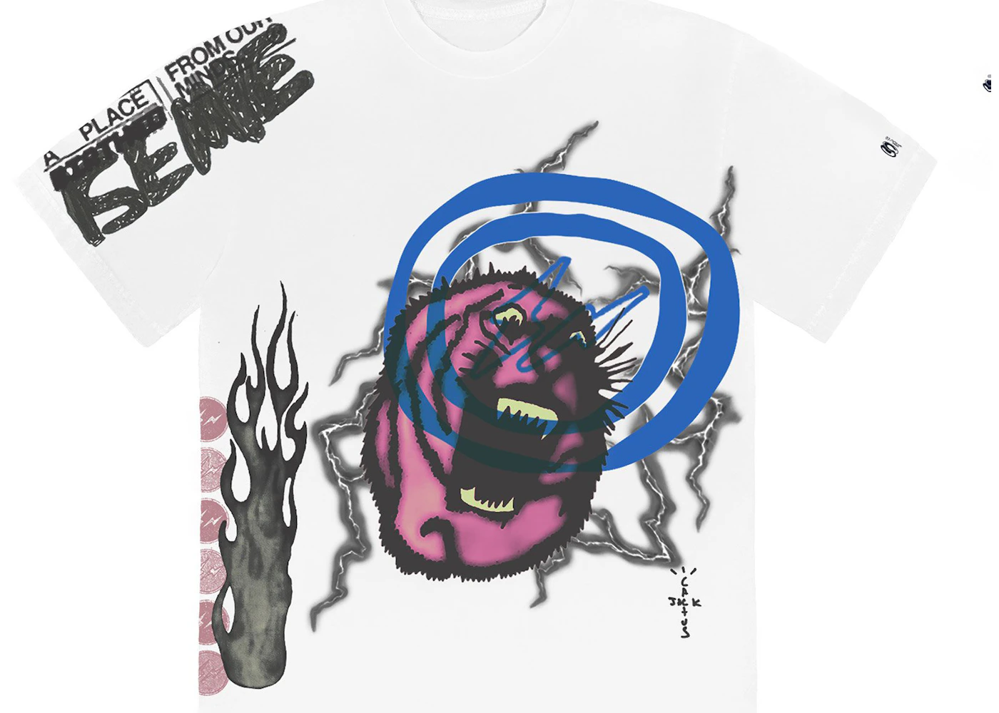 Travis Scott Cactus Jack For Fragment Sunrise Tee White Men's - SS21 - US