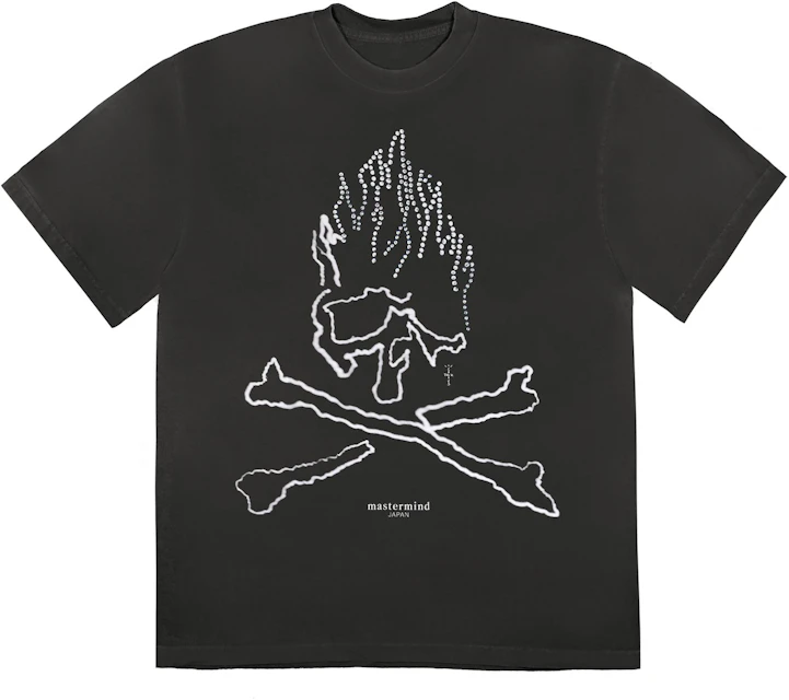 Travis Scott Cactus Jack For Mastermind Skull T-shirt Black - SS21 - ES