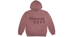 Kapuzenpullover Travis Scott Cactus Jack For Mastermind Totenkopf Reißverschluss verwaschen rot