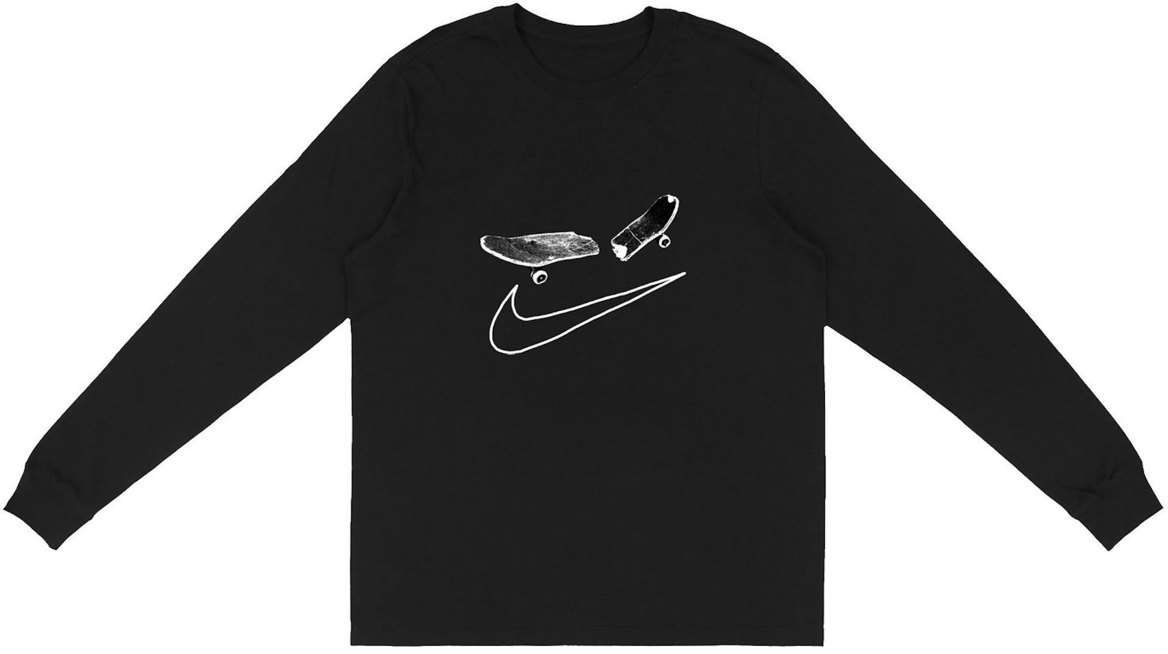 Spaans winkelwagen bevestigen Travis Scott Cactus Jack For Nike SB Longsleeve T-Shirt I Black - SS20  Men's - US