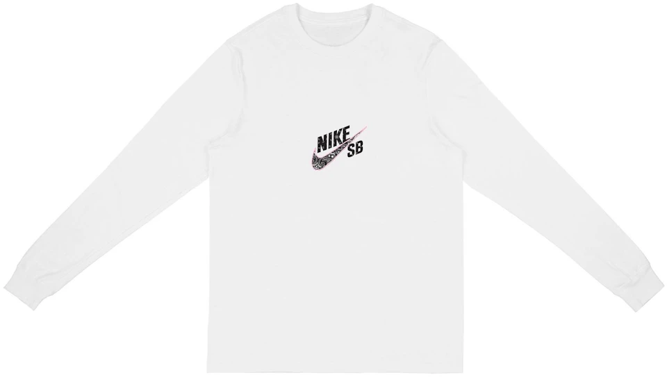 Scott Cactus Jack For Nike SB Longsleeve T-Shirt White - SS20 - ES