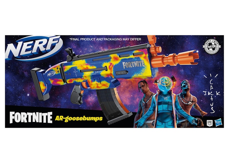 Travis Scott Cactus Jack Fortnite AR-Goosebumps Nerf Elite Dart 