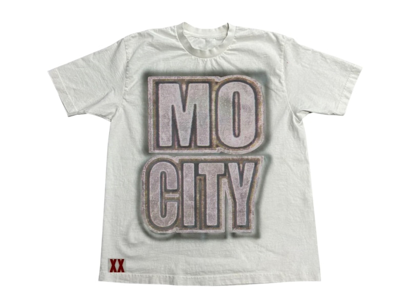 Pre-owned Travis Scott Men's  Cactus Jack Mo City Tee Shirt In White