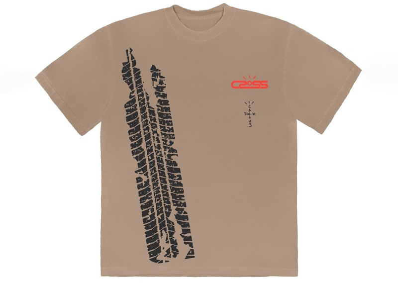 Travis Scott Cactus Jack Racetrack Tee Tan Men's - SS21 - US