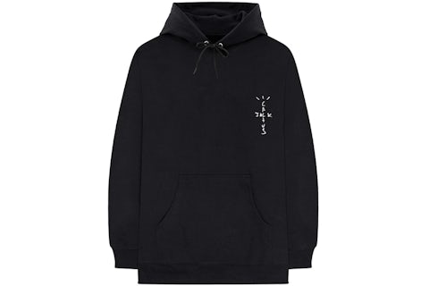 Travis Scott Cactus Jack Records Hoodie Black Men's - US Travis Scott Cactus Jack Records Hoodie Black Men's - US