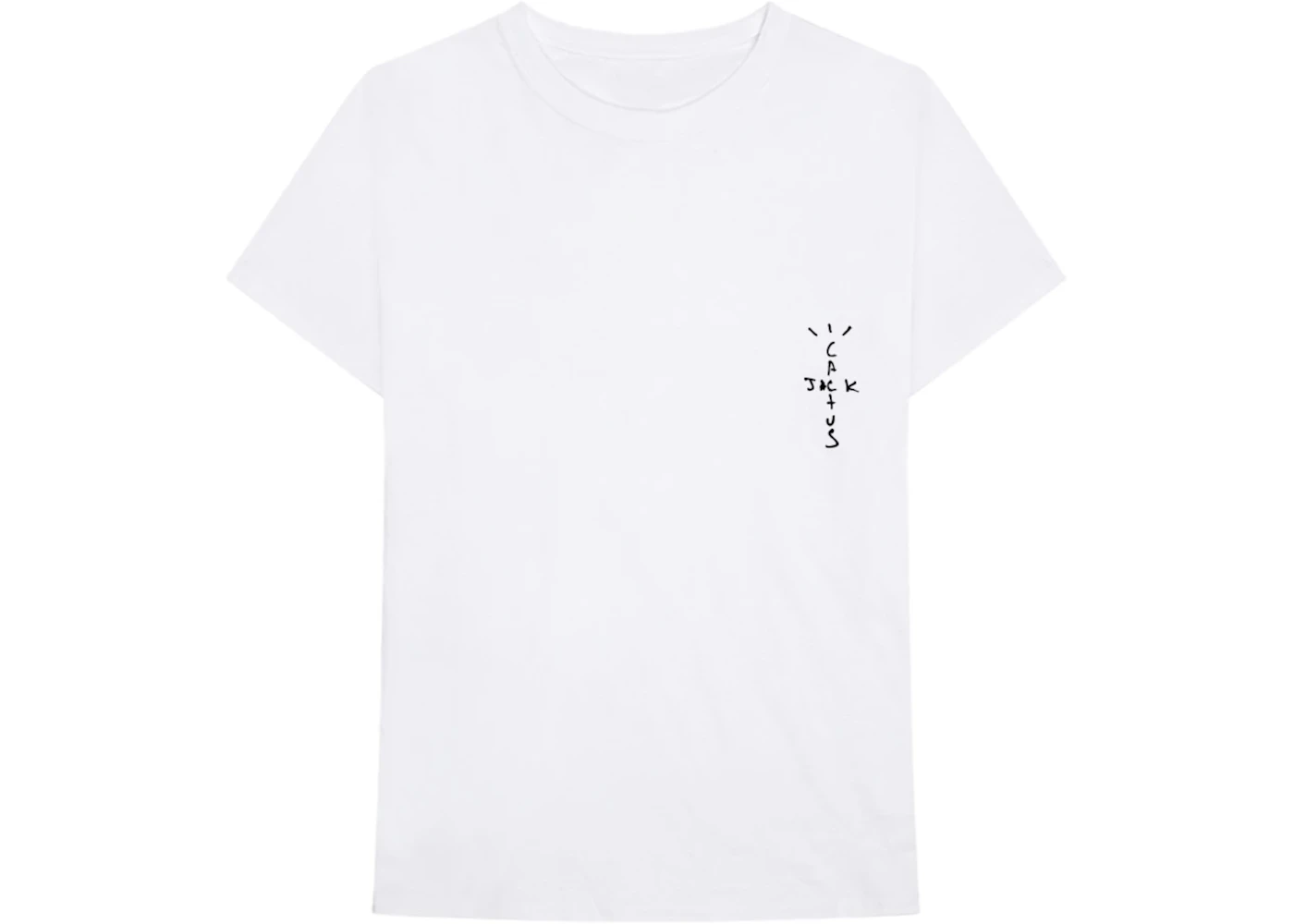 Travis Scott Cactus Jack Records T-Shirt White Men's - US