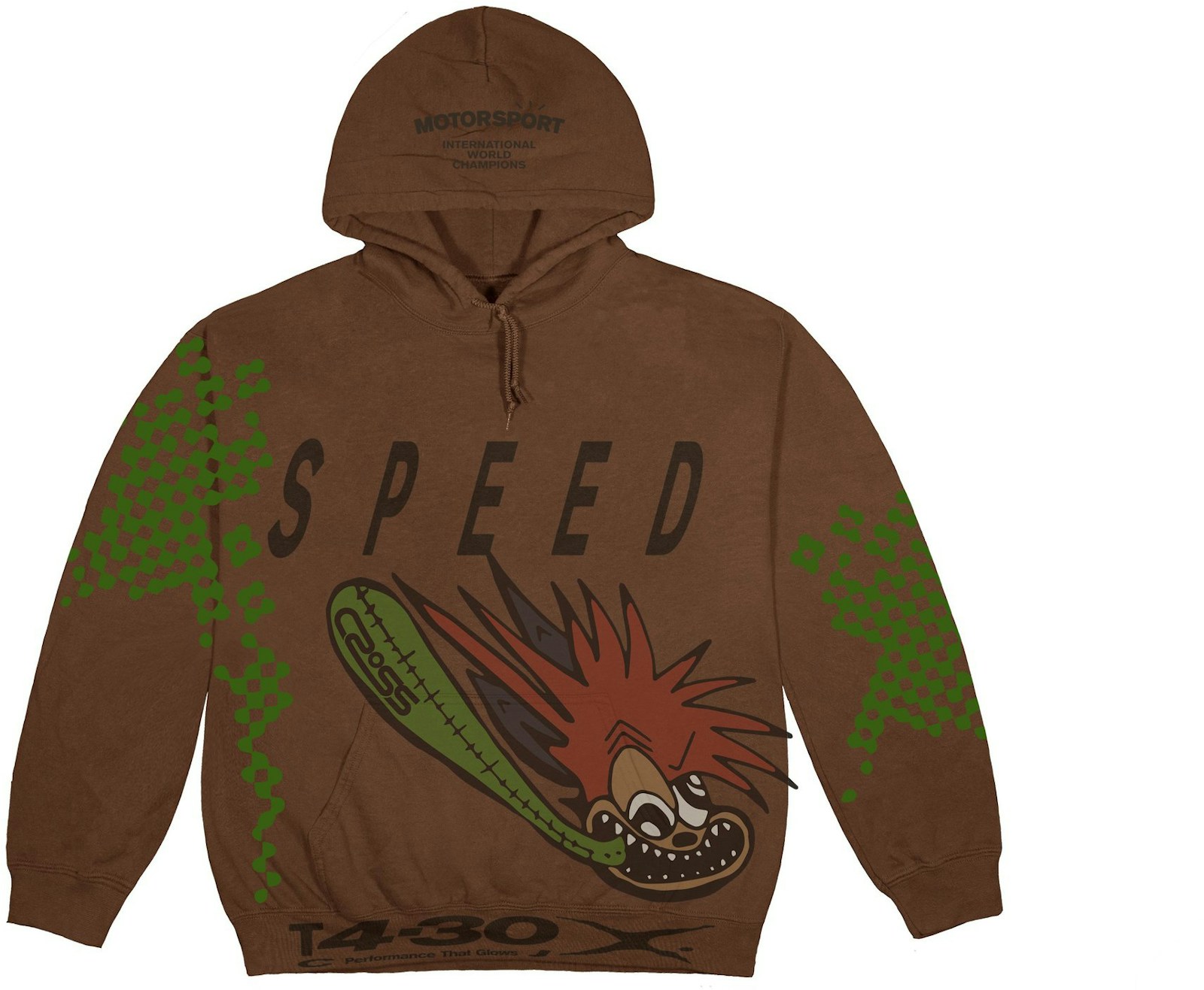 Travis scott cactus jack brown hoodie Outlet