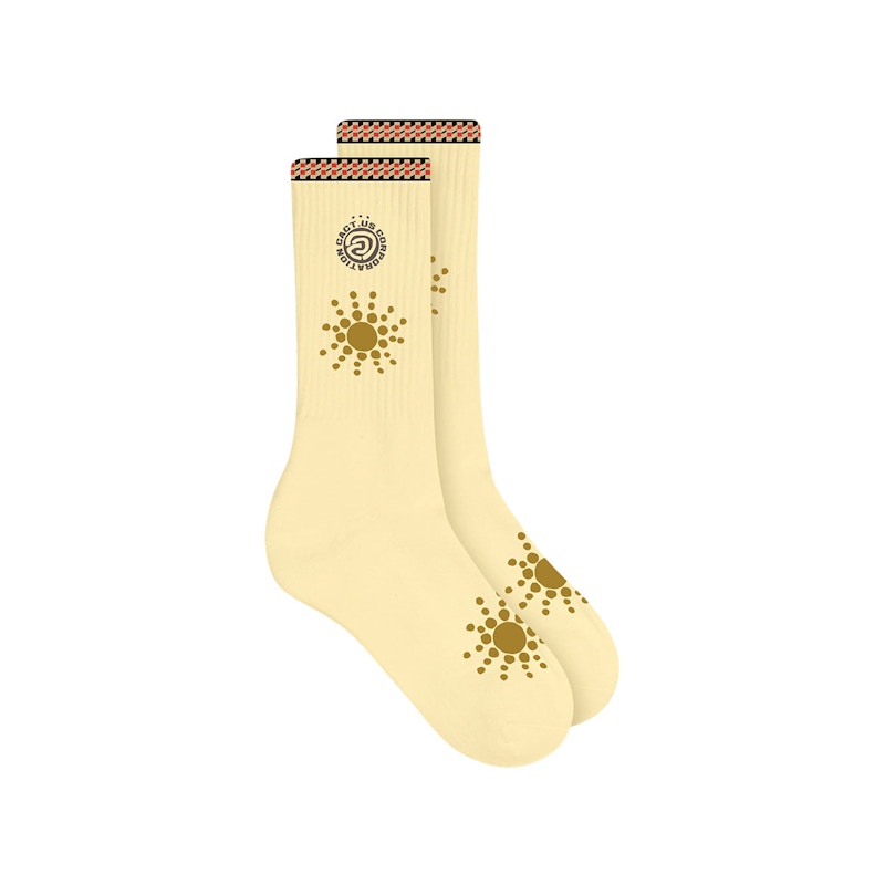 Travis Scott Cactus Jack Starburst Socks Cream - SS22 - GB