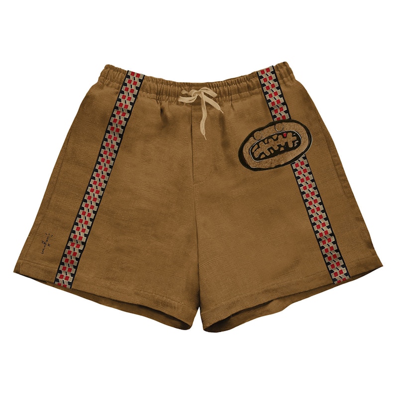 Travis Scott Cactus Jack Stripe Short Brown Multi Men's - SS22 - US