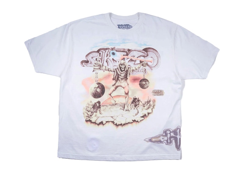 美品　travisscott cactus jack utopia tee Buy Cactus Jack by Travis Scott Utopia Tee I 'Brown' - TSUT