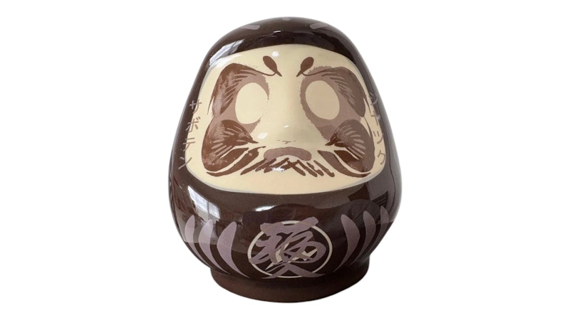 置物 Travis Scott Cactus Jack Fragment Daruma Travis Scott Cactus Jack x Fragment Daruma Doll Brown Men's - FW25