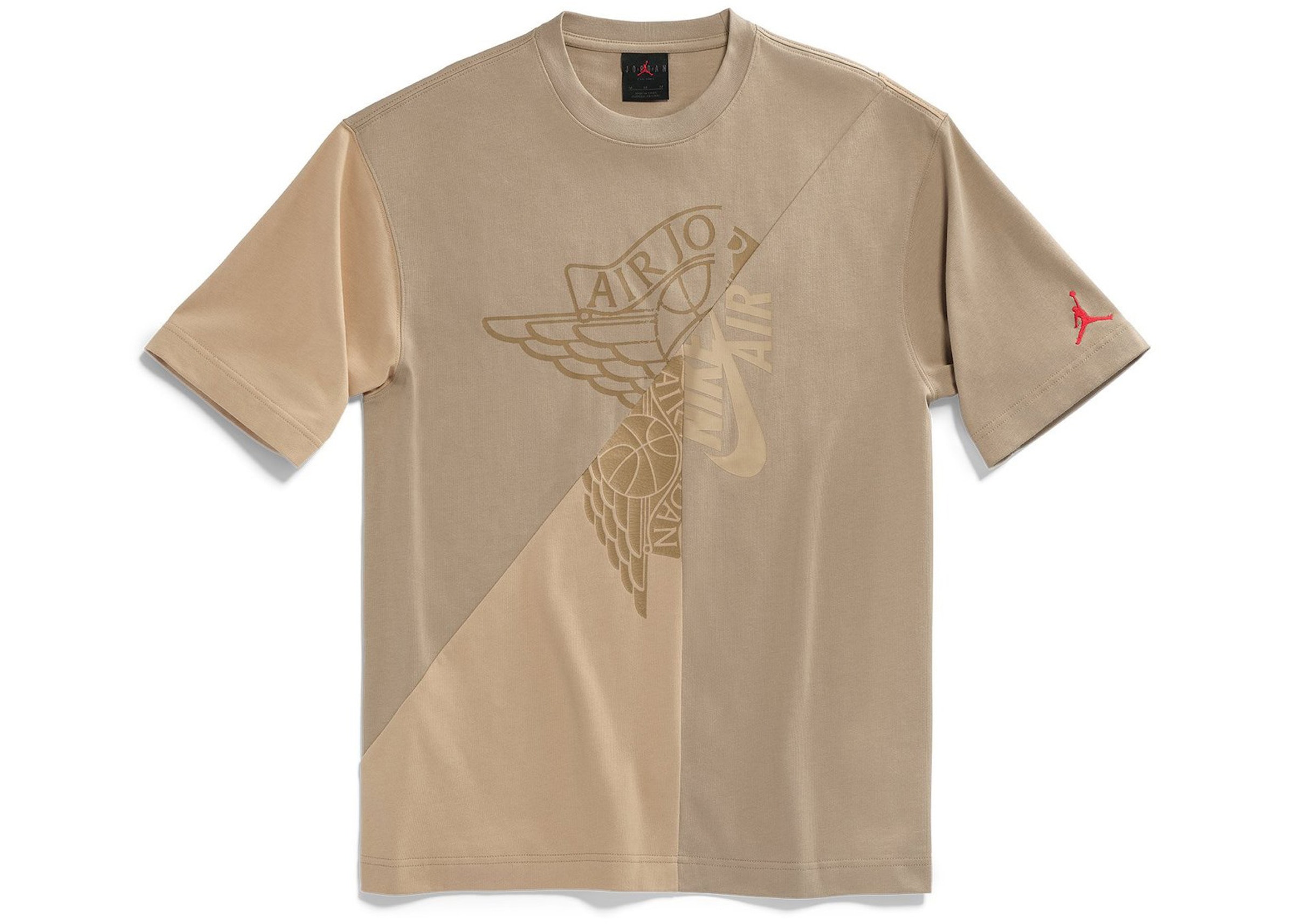 Travis Scott Cactus Jack x Jordan T-shirt Khaki/Desert - Men's - US