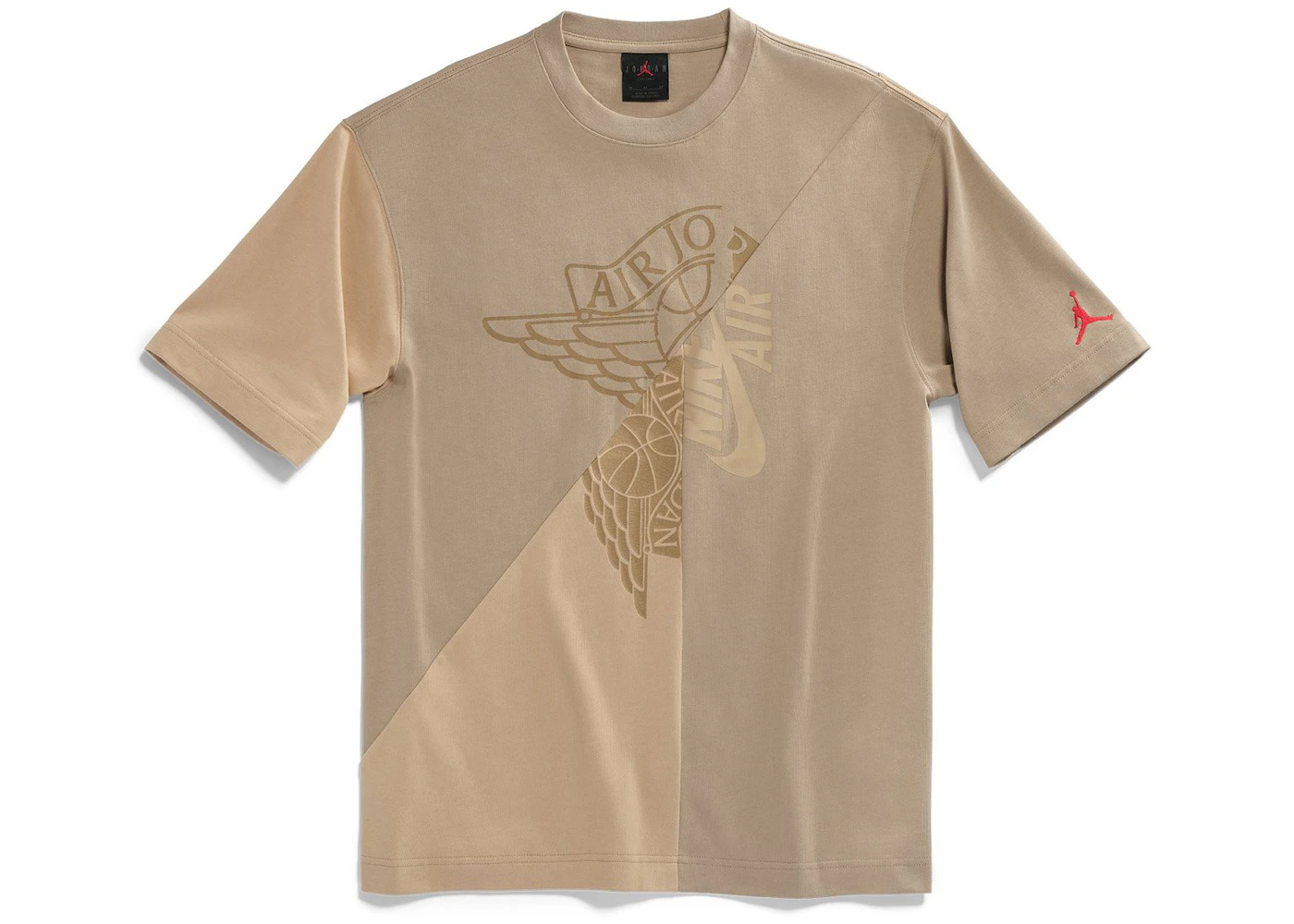 Travis Scott Cactus Jack x Jordan T-shirt (Asia Sizing) Khaki/Desert Men's - SS21 - US
