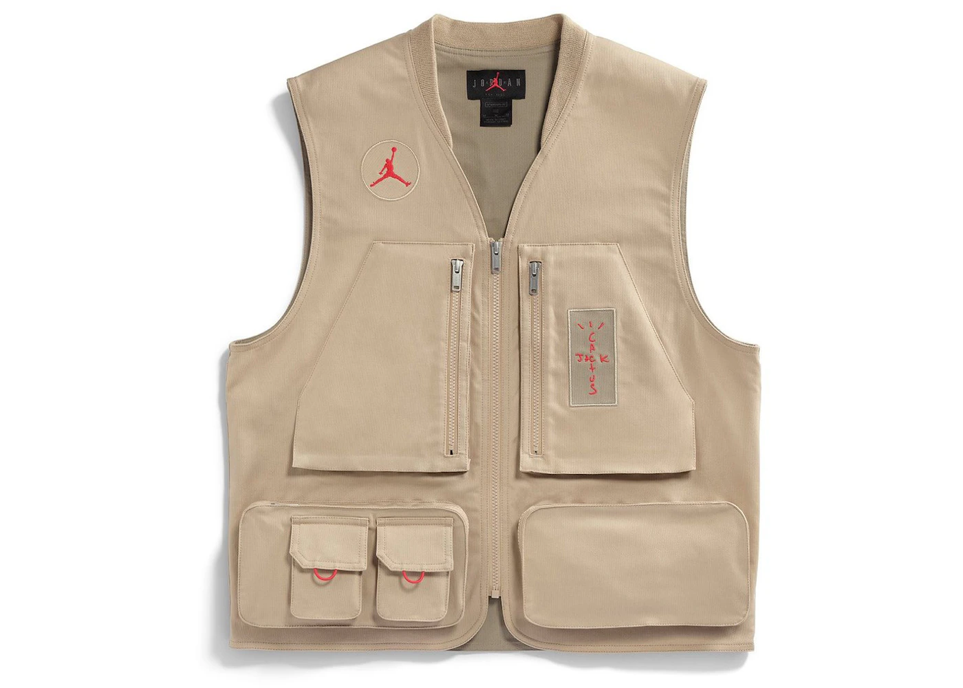 Travis Scott Cactus Jack x Jordan Utility Vest Desert/Khaki