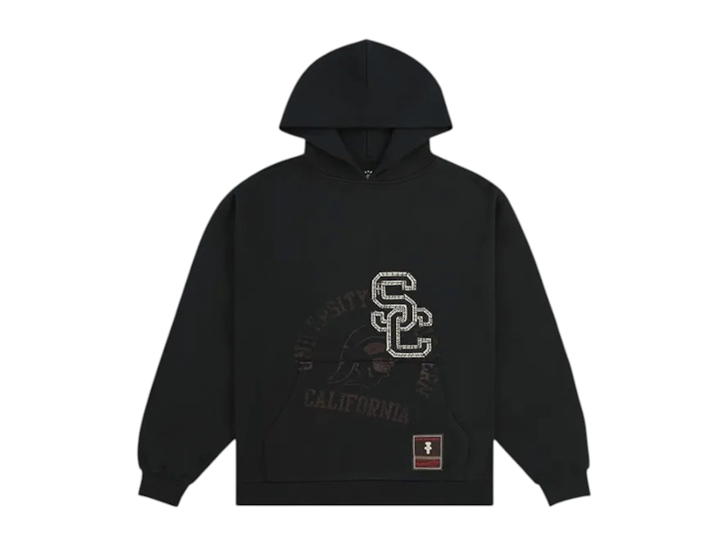 Pre-owned Travis Scott Men's Cactus Jack X M&n X Southern University Hoodie In Black