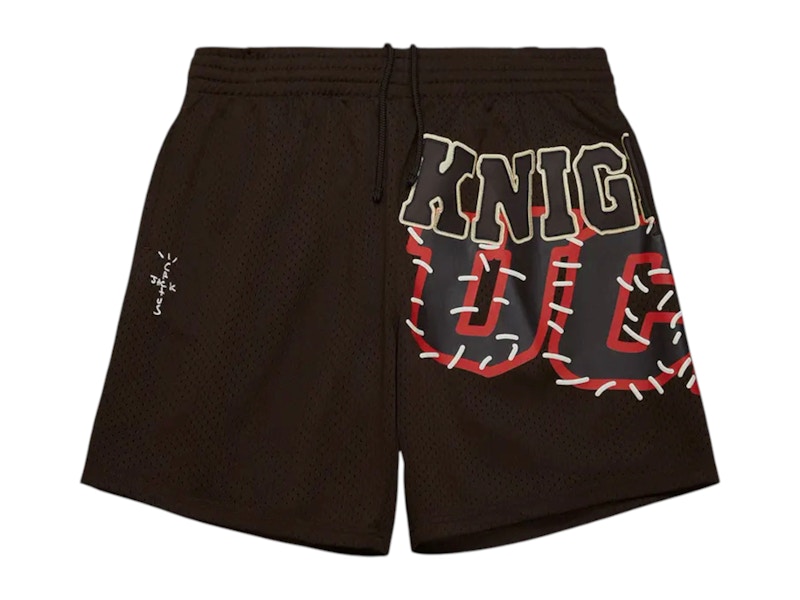 Travis Scott Cactus Jack x M&N x UCF Shorts Brown Men's