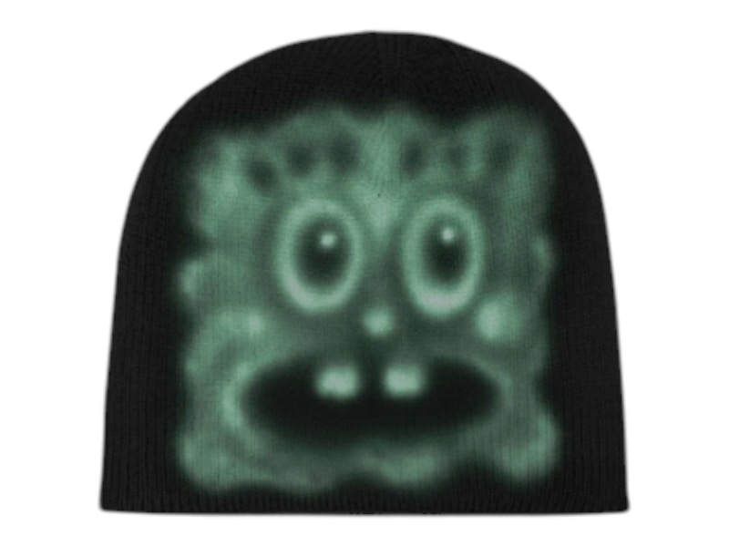 Travis Scott Cactus Jack x Spongebob Bikini Bottom Beanie Black