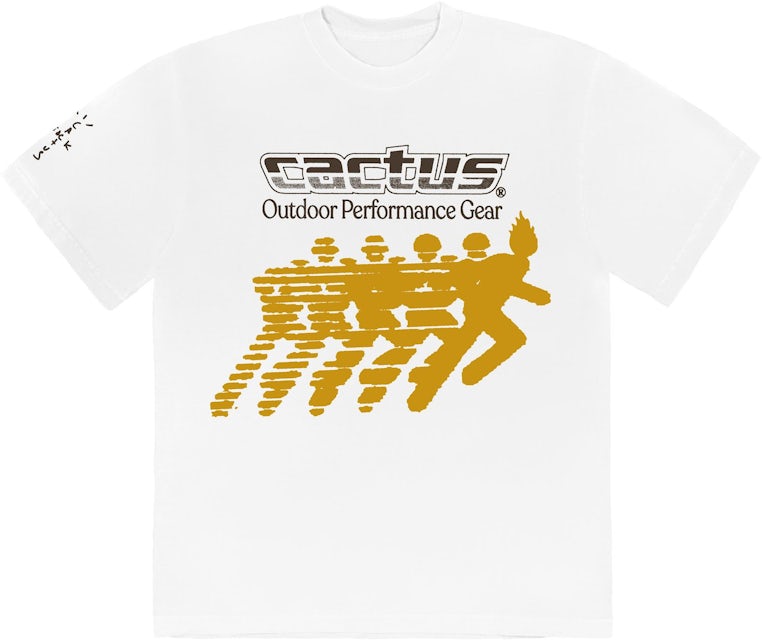 Travis Scott Cactus Jack White Tee Shirt 100% Authentic Size Medium