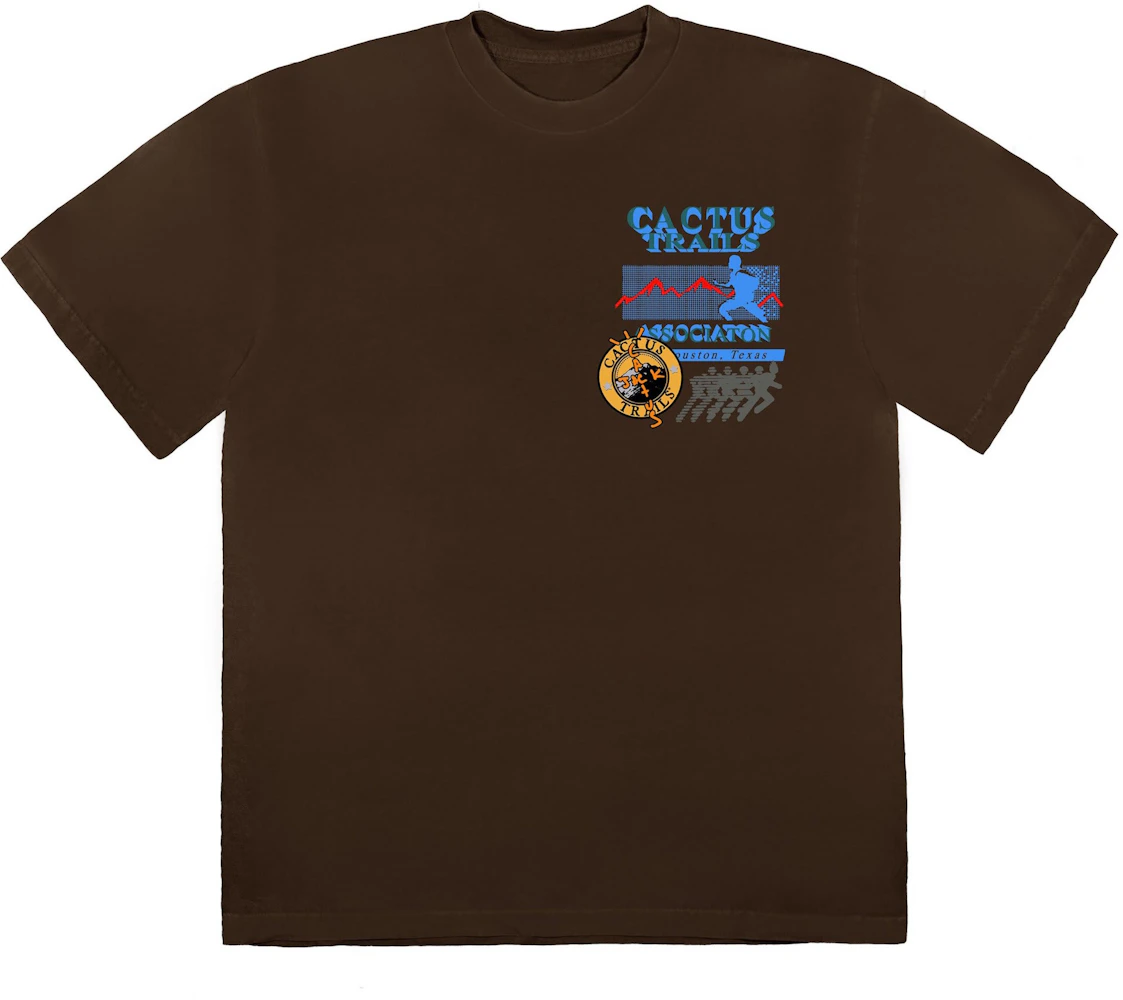 Travis Scott Cactus Trails Assn T-Shirt Brown Men's - SS20 - US