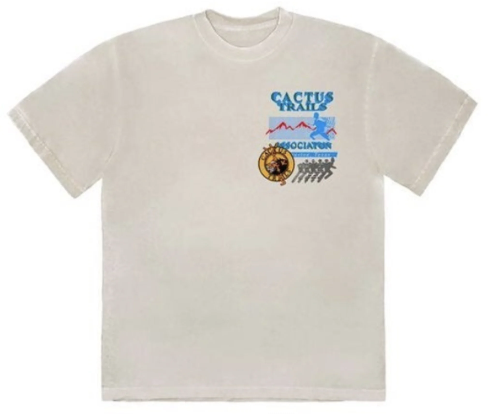 Men's MTV Desert Cactus Logo T-Shirt - Cream - 2X Large