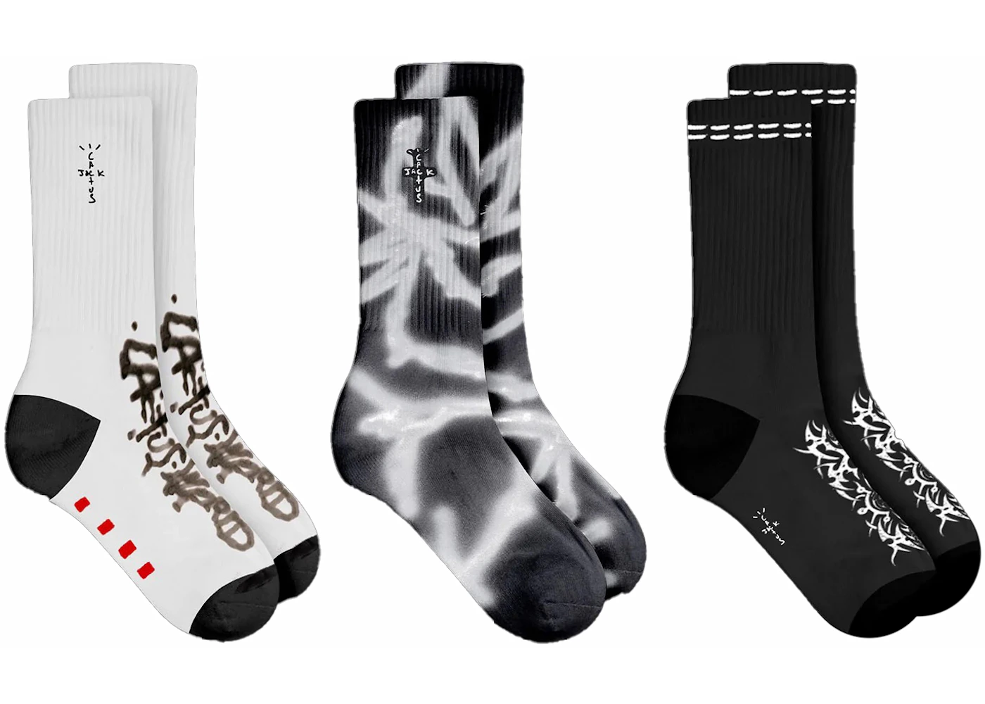 Travis Scott Cactus.World Socks Trio Multicolor - FW22 - US