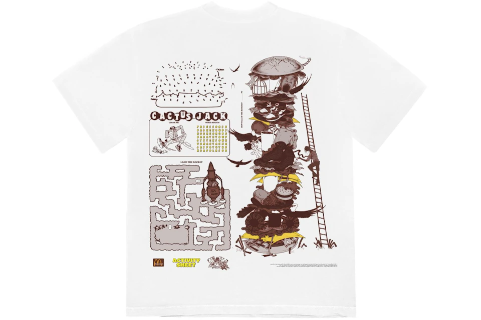 Travis Scott Connect The Dots T-Shirt White