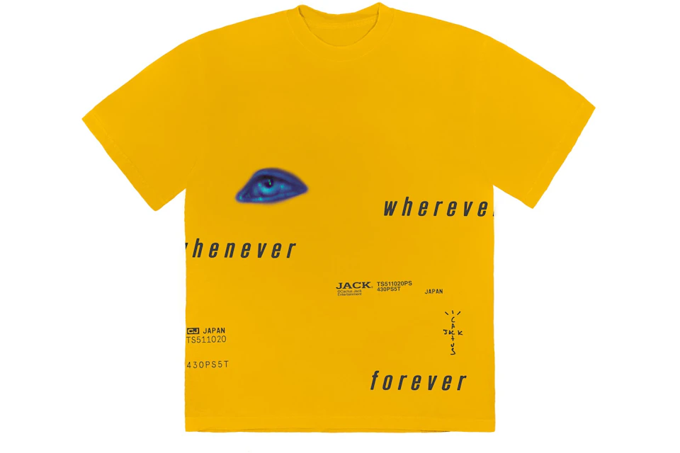 Travis Scott Digital Eye I T-shirt Yellow