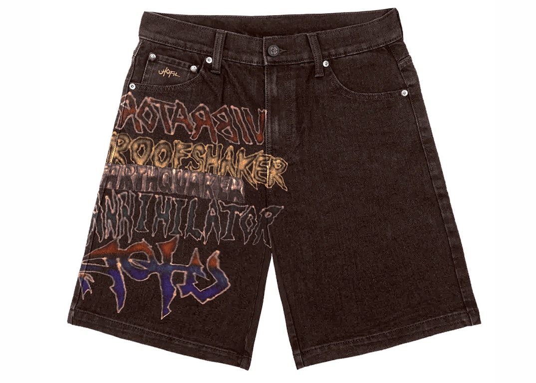 Pre-owned Travis Scott Earthquaker Shorts Brown