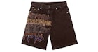 Travis Scott Earthquaker Shorts Brown