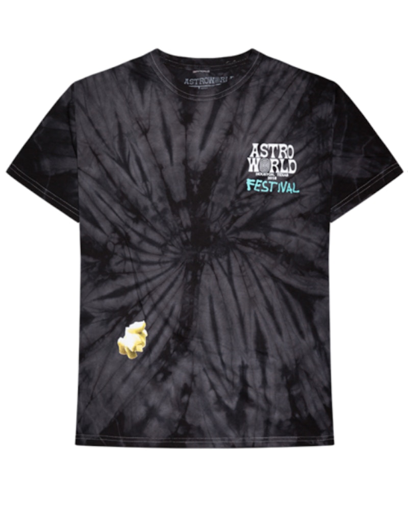 Travis Scott Festival Airbrush Tee Tie Dye