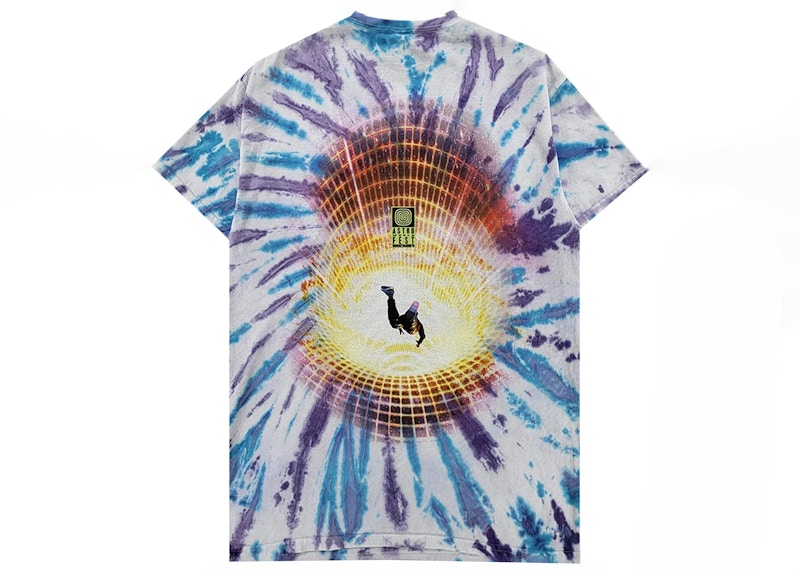 travis scott tie dye shirt