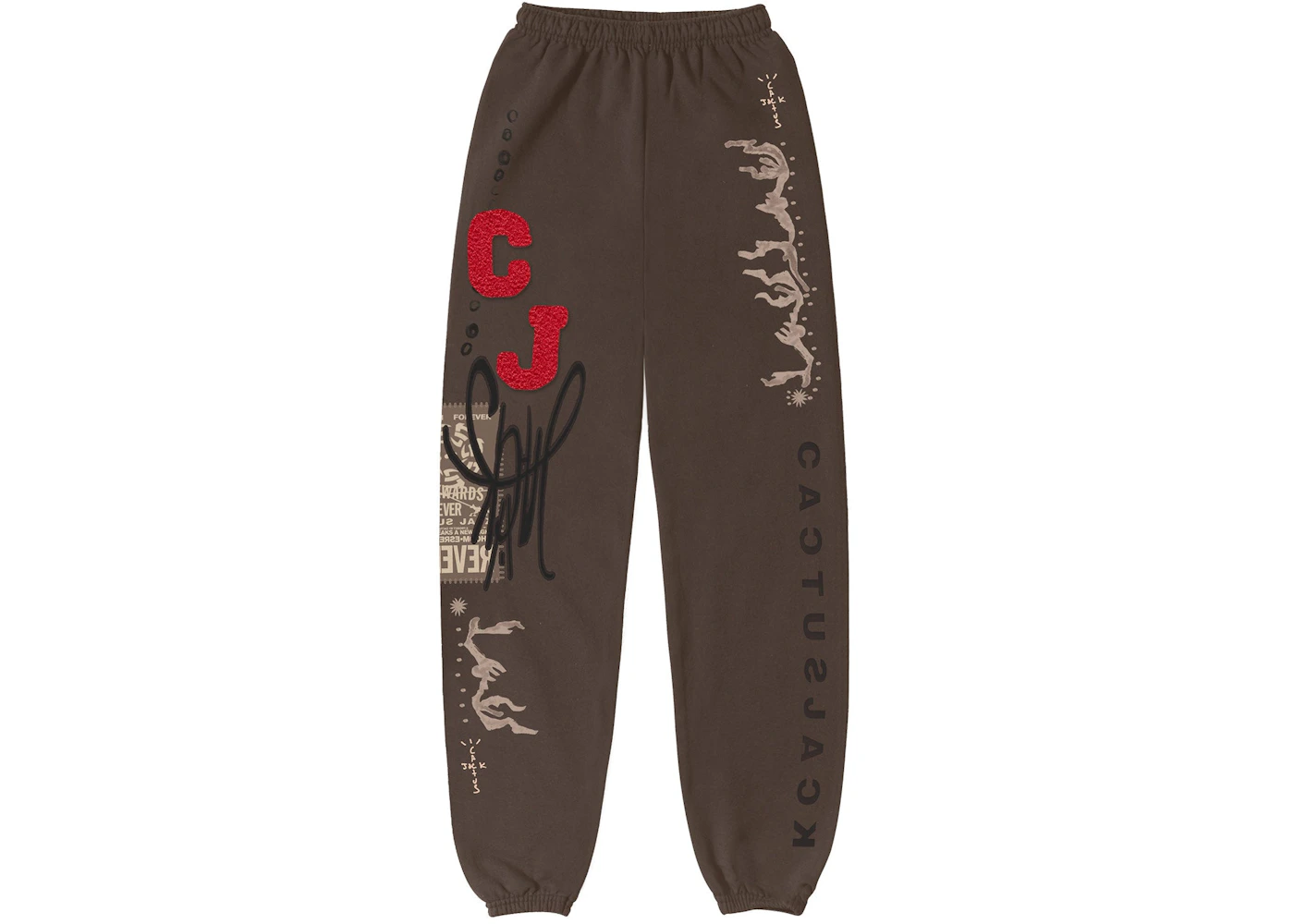 Travis Scott Flare Sweatpants Brown Men's - SS22 - US