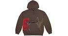 Travis Scott Grin Hoodie Brown