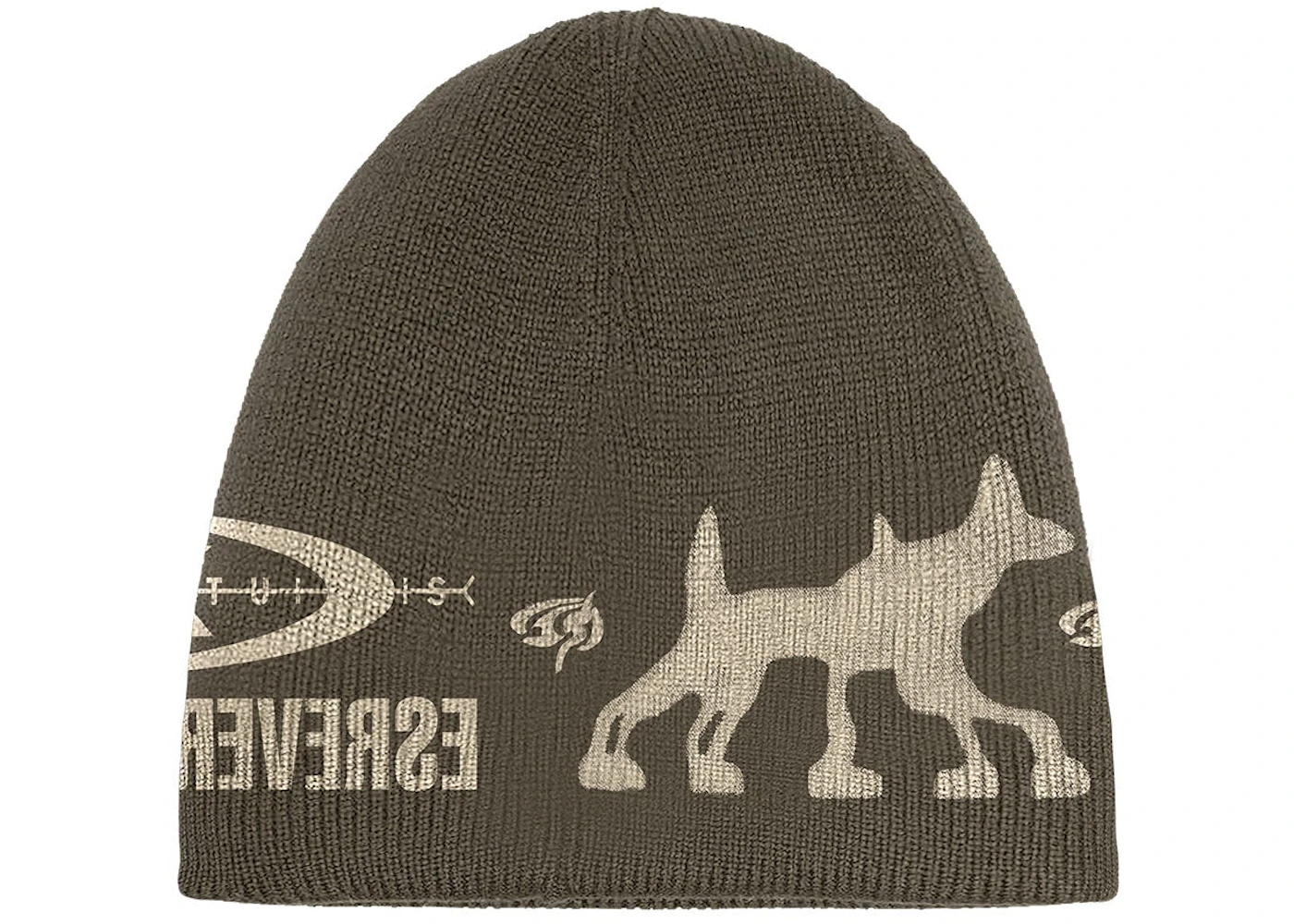 Travis Scott Hieroglyph Beanie Olive - SS22 - US