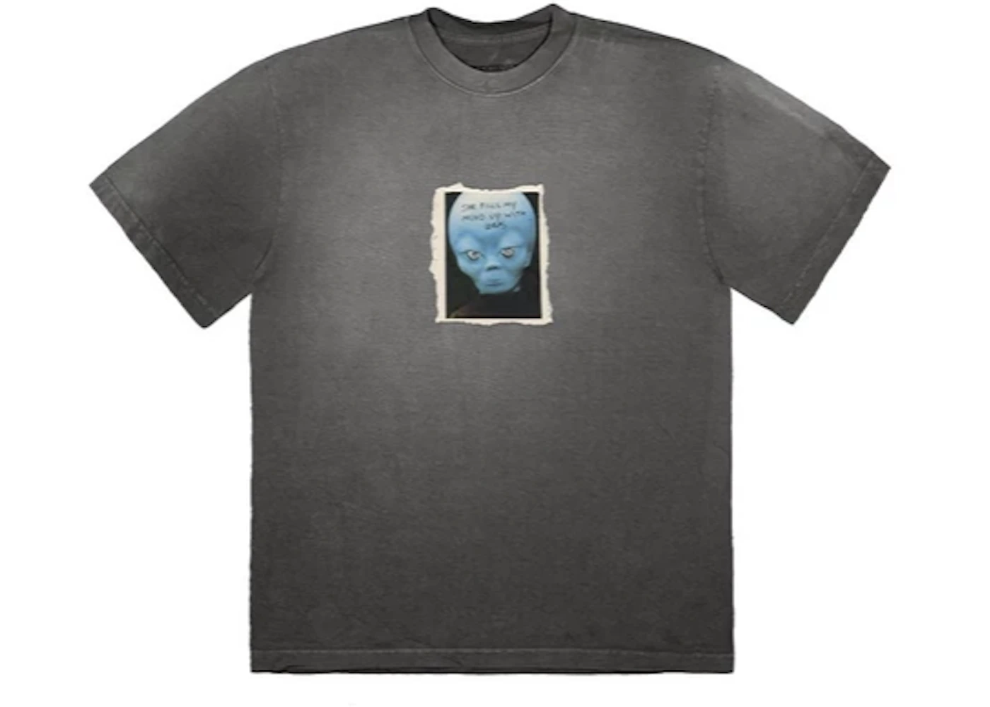 Travis Scott Highest In The Room Alien T Shirt Black Men's Travis Scott Highest In The Room Alien T Shirt Black Men's