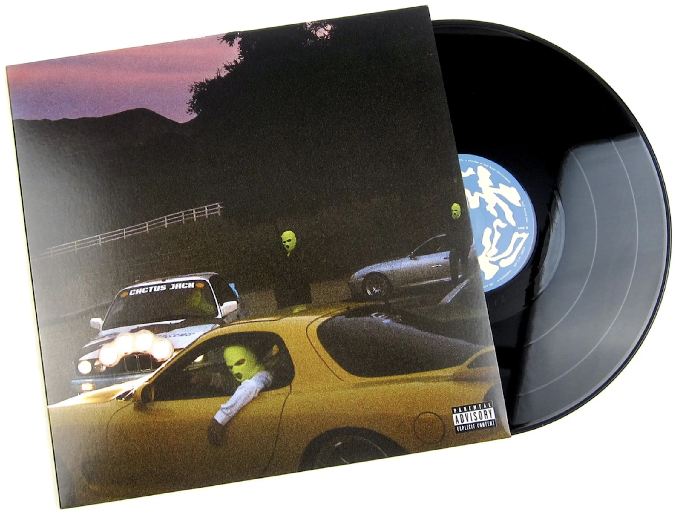 Travis Scott Jack Boys Exclusive Limited Edition Yellow Colored Vinyl LP