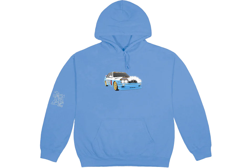 Travis Scott JACKBOYS Vehicle Hoodie Blue Men's - FW19 - GB