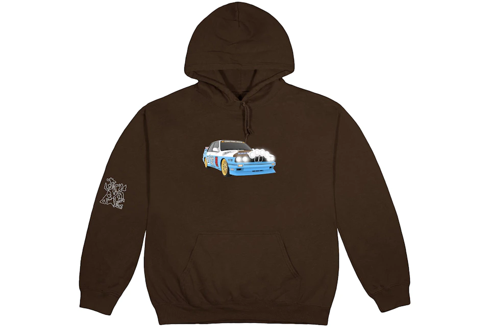 Travis Scott JACKBOYS Vehicle Hoodie Brown