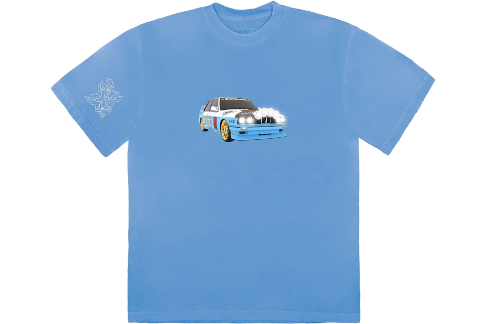 Travis Scott JACKBOYS Vehicle T-Shirt Blue