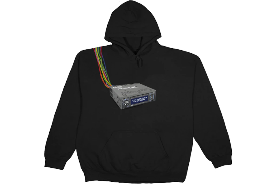 Travis Scott JACKBOYS Cord Cutters Hoodie Black