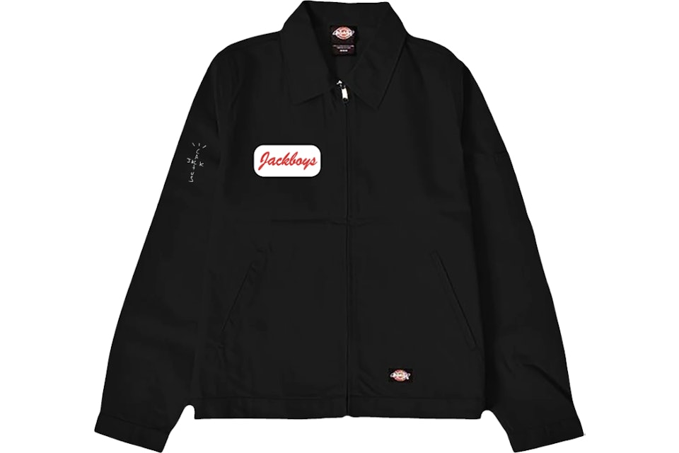 Travis Scott JACKBOYS Work Jacket Black