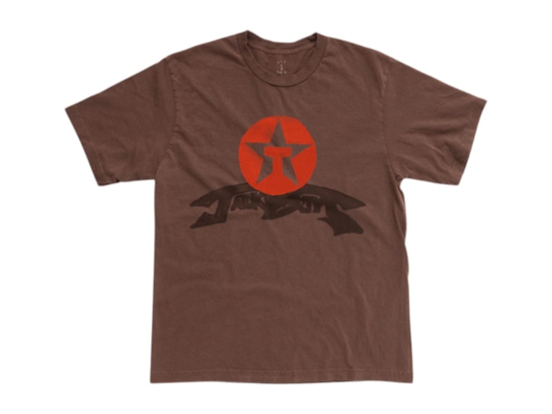 Pre-owned Travis Scott Jackboys 2 A1 T-shirt In Brown